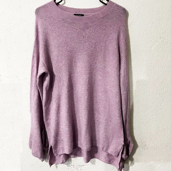 Nordstrom Halogen‎ Tie Bell Sleeve Pink Sweater - Picture 2 of 10